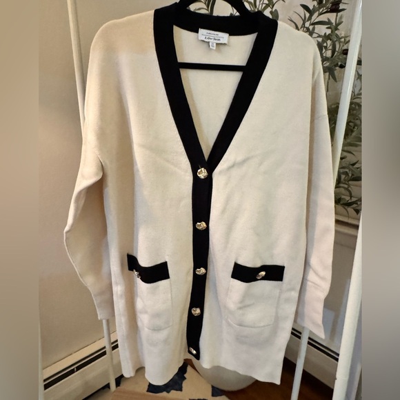 & Other Stories Oversized Gold button Cardigan Size M - Picture 11 of 14